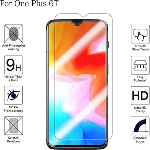 Full Cover Tempered Phone Glass For 1+ Oneplus 6 6T Full Glue Coverage Screen Protector For One Plus 6 6T Protective Film Glass