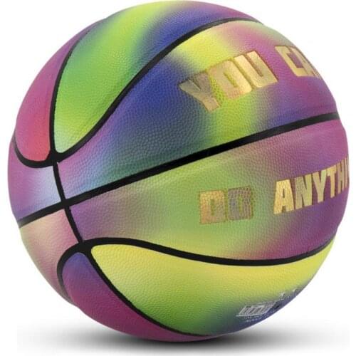 1 Set Crossway Basketball Sweat-Absorbent Anti-slip Well Airtightness Size 7 Competitive Playing Basketball for Training