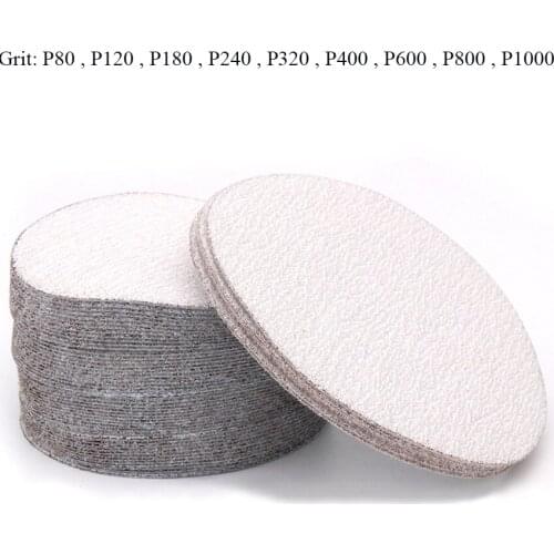 10/20/50pcs 4'' 100mm Sanding Disc Hook & Loop Sandpaper Pad 80-1000 Grit Wood Paint