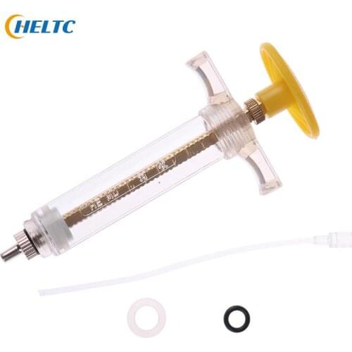 10ml Parrot Chick Feeder Copper Head Syringe Hose Birds Feeding Syringe Injector Supplies Bird Feeders 13.7 x 5.8 cm