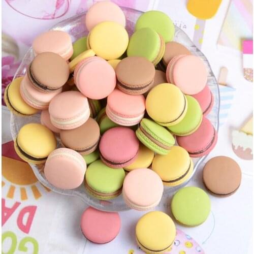 10pcs/lot Cartoon Macaron Flatback Resin Cabochon Kawaii Embellishments for Scrapbooking DIY Kid Hair Bows Center