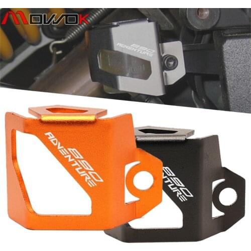 For KTM 890 Adventure 890Adventure R 2021 Motorcycle Accessories CNC Rear Fluid Reservoir Guard Cover Protector 890 Adv