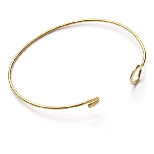 2pcs/LOT 64mm Stainless Steel Adjustable Open Cuff Men Women Bracelets Trendy Simple Bangles Wholesale