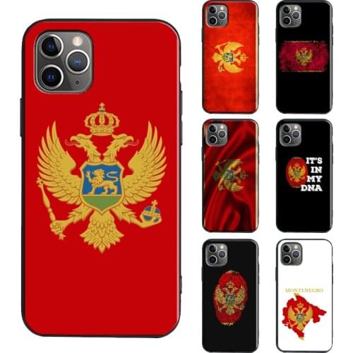 Montenegro Flag TPU Case For iPhone 11 12 Pro Max mini XR X XS Max 6S 7 8 Plus SE 2020 Cover Funda