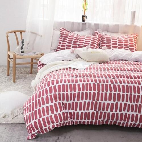European Style Bedding Set, 220x240 Duvet Cover Pillowcase 3pcs , 200x230 Quilt CoverRed Single Double Queen King Size Bed Set