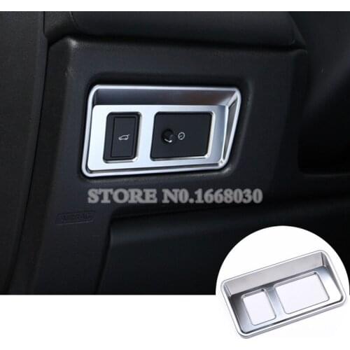Interior Car Tailgate Switch Frame Cover For Land Rover Range Rover Evoque 2016 Car Decoration Car Accesories Interior