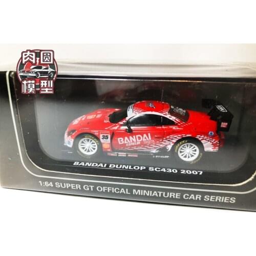 1:64 KYOSHO super GT BANDAI DUNLOP SC430 Diecast Collection of Simulation Alloy Car Model Children Toys