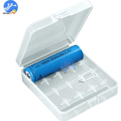 Battery Storage Boxes for 18650 power bank Battery Storage Box Case 4 slots lithium battery carry boxes holder diy