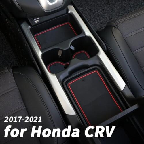 Car door slot mat, water coaster mat, anti-slip mat, anti-dirty decoration products For Honda CRV 2017 2018 2019 2020 2021