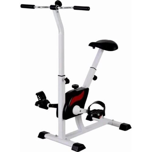 YX-8229 Indoor Mini Fitness Bike Rehabilitation Bicycle Vertical Handrail Cycling Stepper Elderly Leg Pedal Exerciser Treadmill