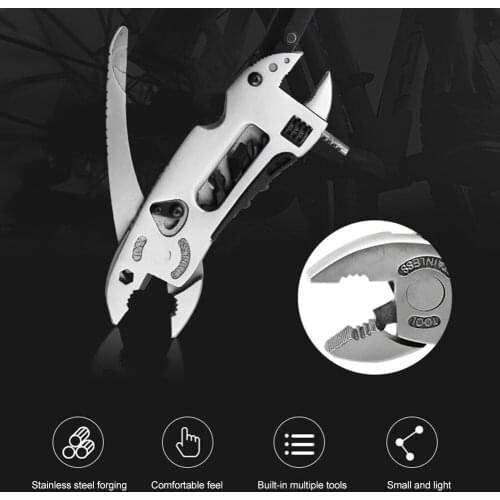 Outdoor camping multi-function tool pliers Multi-purpose wrench tool combination