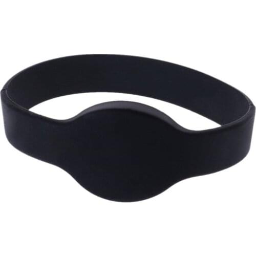 100pcs 13.56Mhz S50 1k ISO14443A RFID Waterproof Smart Silicone Wristband Bracelet