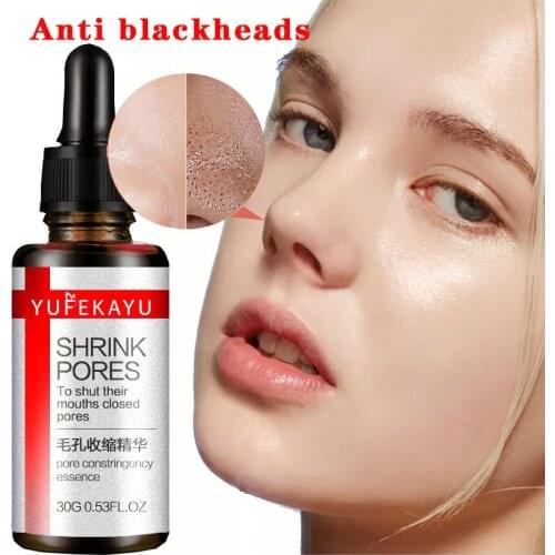Shrink Pores Face Serum Acne Treatment Essence Blackhead Remover Oil-control Whitening Serum Moisturizing lighten Skin Care