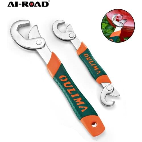 Universal Adjustable Wrench Household Plumbing Pipe Pliers Open End Wrench Improvement Pipe GardenMaintenance Repair Tool