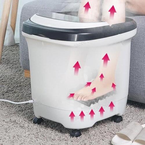 Foot bath automatic footbath electric massage heating home Wu Xin same foot bath artifact high deep barrel