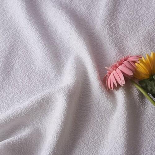 High-quality mulberry silk nylon patchwork Stereo relief floret fabric High-end clothing dresses and gowns tissu 00306