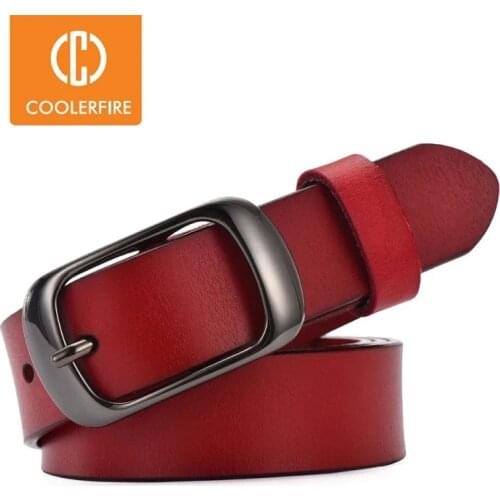 Womens strap casual all-match Women brief genuine leather belt women strap pure color belts Top quality jeans belt WH001