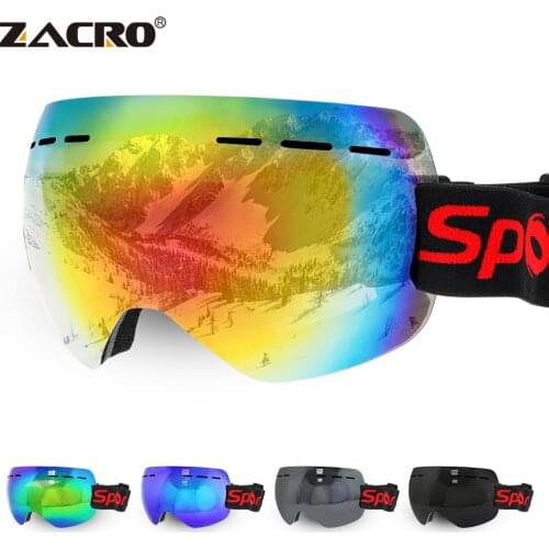 Winter Ski Goggles Unisex Snowboard Goggles Gear Skiing Sport Adult Eyewear Anti-Fog UV Lens ABS Ski Mask Outdoor Sport