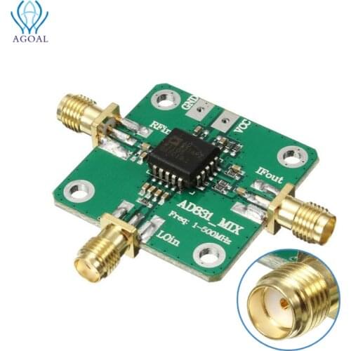 0.1-500MHz AD831 high frequency RF mixer drive Amplifier Module Board HF VHF/UHF