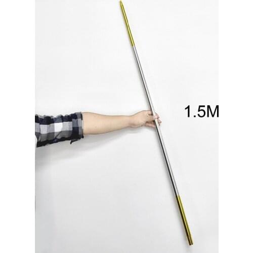 1pcs 150CM length Metal Appearing Cane golden silver magic tricks professional magician gimmick stage magic illusion