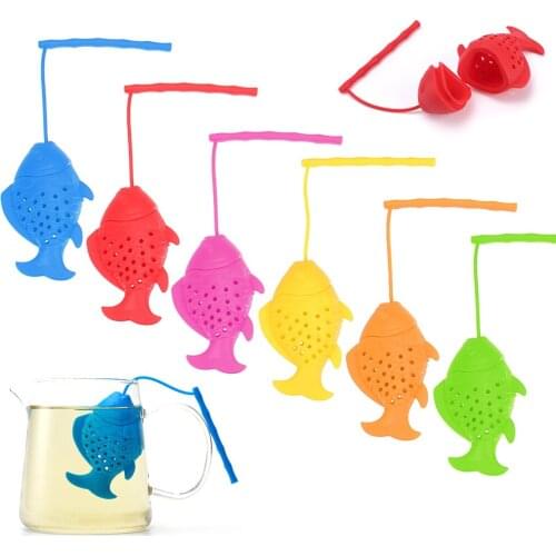 1Pcs Creative Teapot-Shape Tea Infuser Strainer Silicone Tea Bag Leaf Filter Diffuser Teaware Teapot Accessory Kitchen Gadget