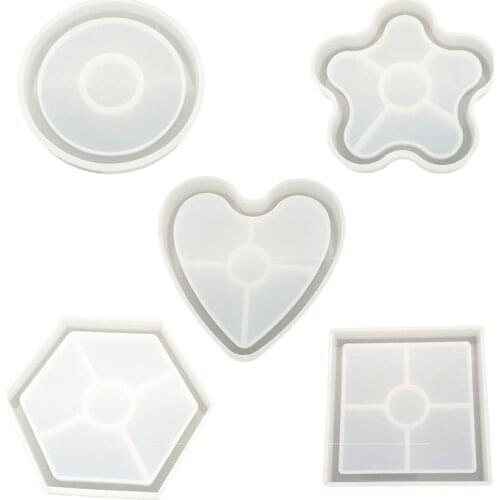 2019 New Arrivals DIY Silicone Molds Cup Pad Water Cup Mat Holder Epoxy Resin Crafts Coasters Molds Handmade Decoration