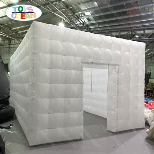 2021 New style outdoor large LED event tent wedding inflatable cube igloo tent