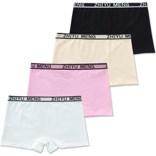3Pc Children Underwear Cotton Panties Girl Teenager Thong Toddler Sport Panties 8-15T
