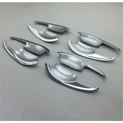8pcs Car The ABS Chrome door handle bowl covers For Nissan Teana 2016 Car Styling