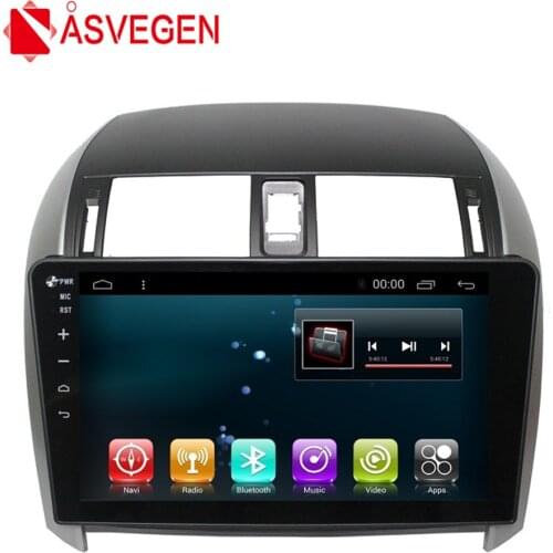 Asvegen 2 din Android Quad Core Car Radio DvD Player For Toyota Corolla 2007-2013 GPS Navigation Stereo Audio Video Multimedia