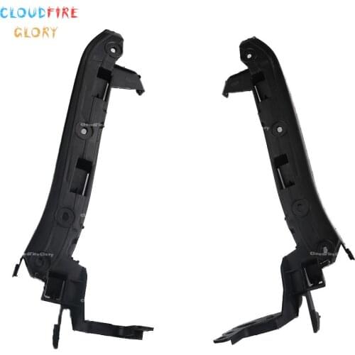 CloudFireGlory 95550504910 95550505010 2Pcs Front Bumper-Guide Rail Left Right For PORSCHE Cayenne 2008 2009 2010