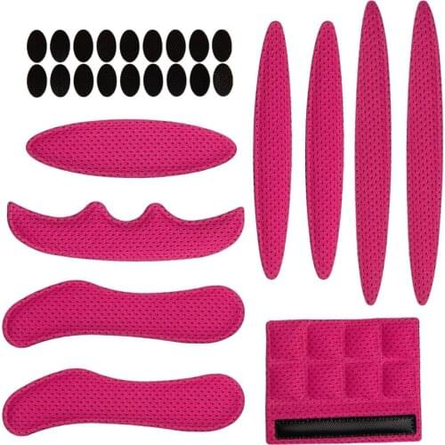 Helmet Padding Kit 27Pcs Bicycle Replacement Universal Foam Pads Set Liner Mat for Bike Motorcycle Cycling Outdoor Helmet