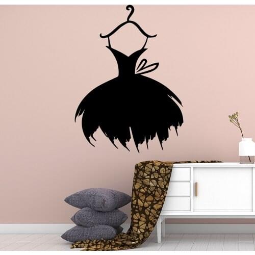 Colorful Skirt Wall Stickers Modern Interior Art Wall Decoration For Boys Bedroom Decals Removable Mural Bedroom Wall Stickers