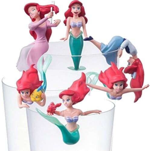 The edge of cup the Little a Mermaid Princess figure mini Cup Hanger