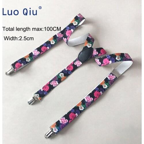 Fashion Mens Womens Unisex Clip-on Suspenders Elastic Y-Shape Adjustable Braces Colorful