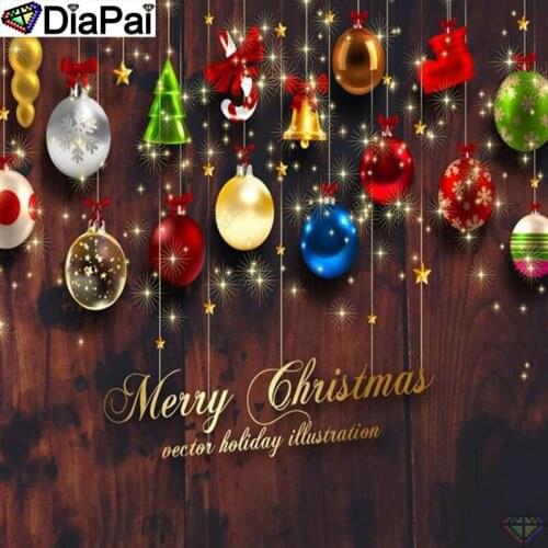 Dispaint Full Square/Round Drill 5D DIY Diamond Painting "Christmas decoratio" Embroidery Cross Stitch 3D Home Decor Gift A25124