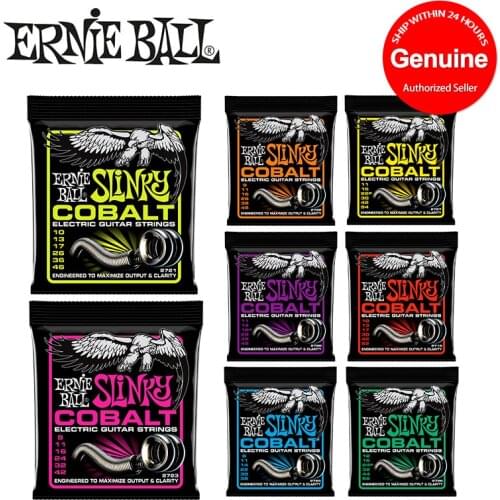 Original Ernie Ball Slinky Cobalt Electric Guitar Strings High Quality 2715 2720 2721 2722 2723 2725 2726 2727 2730