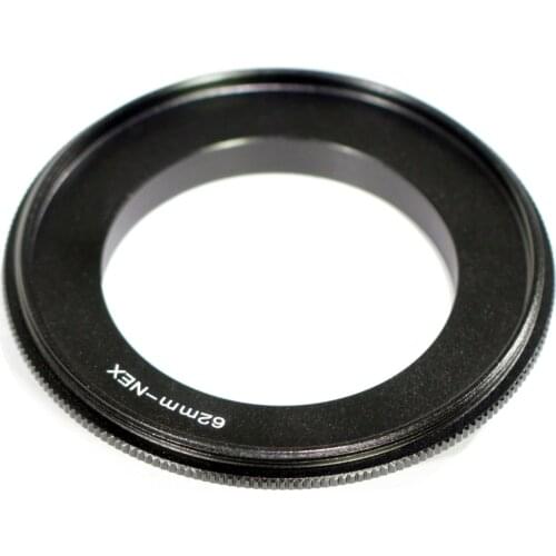 Pixco for 62mm-NEX Lens Adapter 62mm Lens Macro Reverse Adapter Ring For Sony NEX Camera