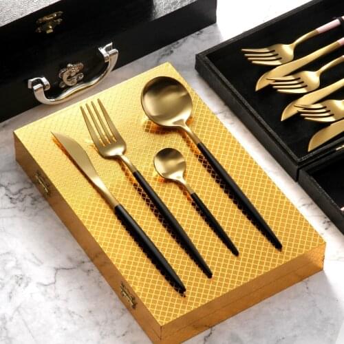 Boxed Gift Flatware Set Cutlery Super Value Stainessless Steel Knife Fork Spoon settings for 2/3/4/5/6 person