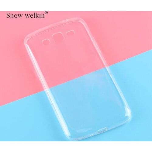 Transparent Silicone Soft TPU Phone Case For Samsung Galaxy Grand 2 Duos G7102 G7106 Ultra Thin Cases Back Cover