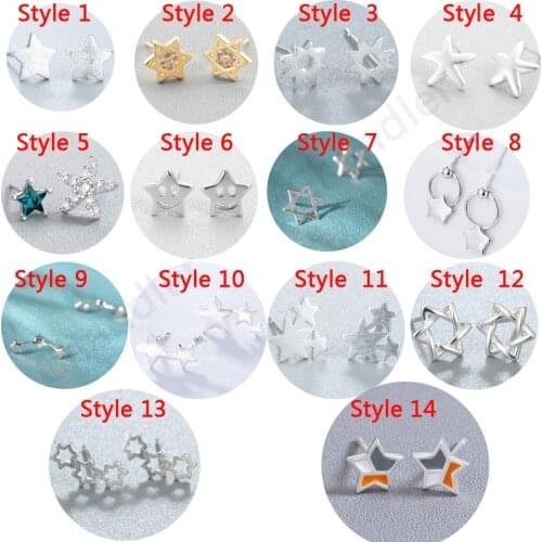 Cahndler Star Fish Earring Studs Tiny Celestial Jewelry David Star Starfish Earrings Oorbellen Pendientes Pulseras Mujer