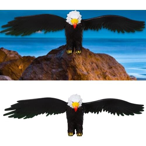 Read Bald Eagle Statue Little Wild Bird Garden Art Resin Crafts Figurines Bedroom Sculpture Table Porch Office Home Decor