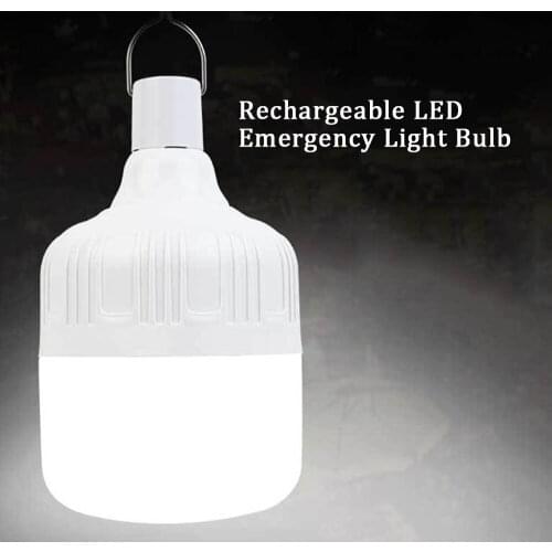 Light Bulb E27 220V 10W Emergency Lightings Energy Saving Outdoor Camping Lamp USB Charging LED Light
