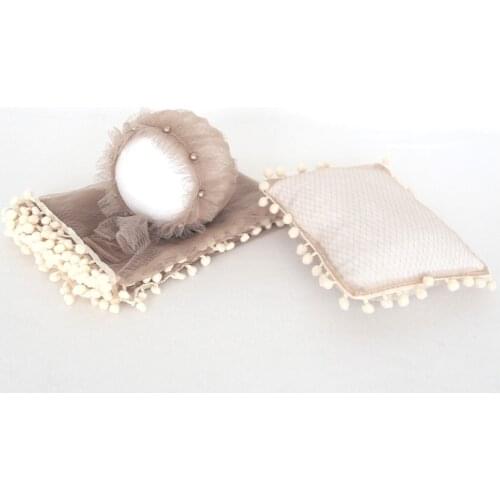 Vinatge Newborn Girl Lace Wrap Bonnet Outfit for Photography Shoot Knitted Baby Stretch Jersey Wrap Lovely Newborn Hat Prop