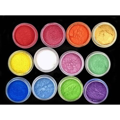 Resin Jewelry Mold Colorant Dye Mica Pearl Pigment Superfine Luminous Powder Fluorescent Glow-in-the-Dark Jewelry Making Dropshi