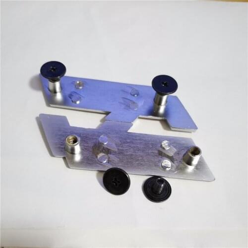 1pcs Car floor mats metal sticker with screws For Golf GTI Tiguan Passat B5 B6 B7 CC Jetta POLO Car Mats interior accessories