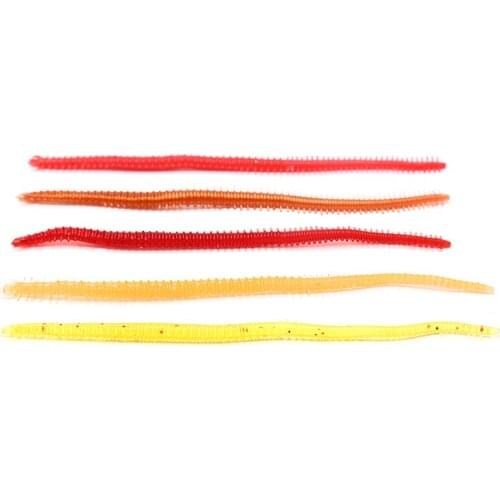 10pcs Practical Fishing Wobbler soft Fishing Lure Artificial Lures Smell Silicone Fishing Worm