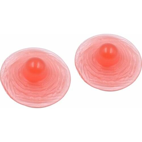 2 Pieces Silicone Nipple Cover Reusable Pasties Adhesive Breast Petals Female False Nipple Breast Tape Fetish Cubre Pezones