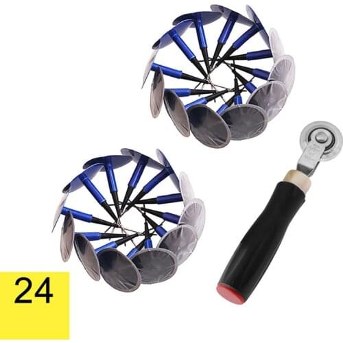 2020 Repair Wheel +24 Nails Motorcycle Car General Tire Repair Tire Compaction Wheel Repair Tool Set