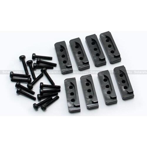 Hausler Plastic servos installation accessories for 500 Sprot Helicopter-Black